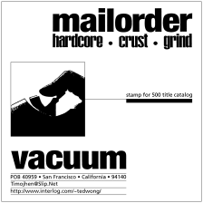 Vacuum Mailorder